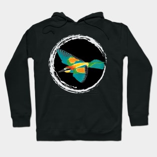 Nice Artwork showing an European Bee-Eater in Flight II Hoodie